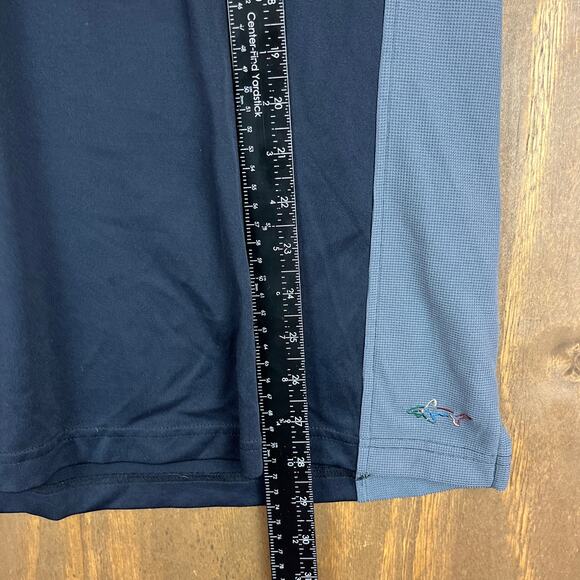 Greg Norman Mens Jacket Black Gray Golf 1/4 Zip Pullover Colorblock Large - Picture 7 of 13